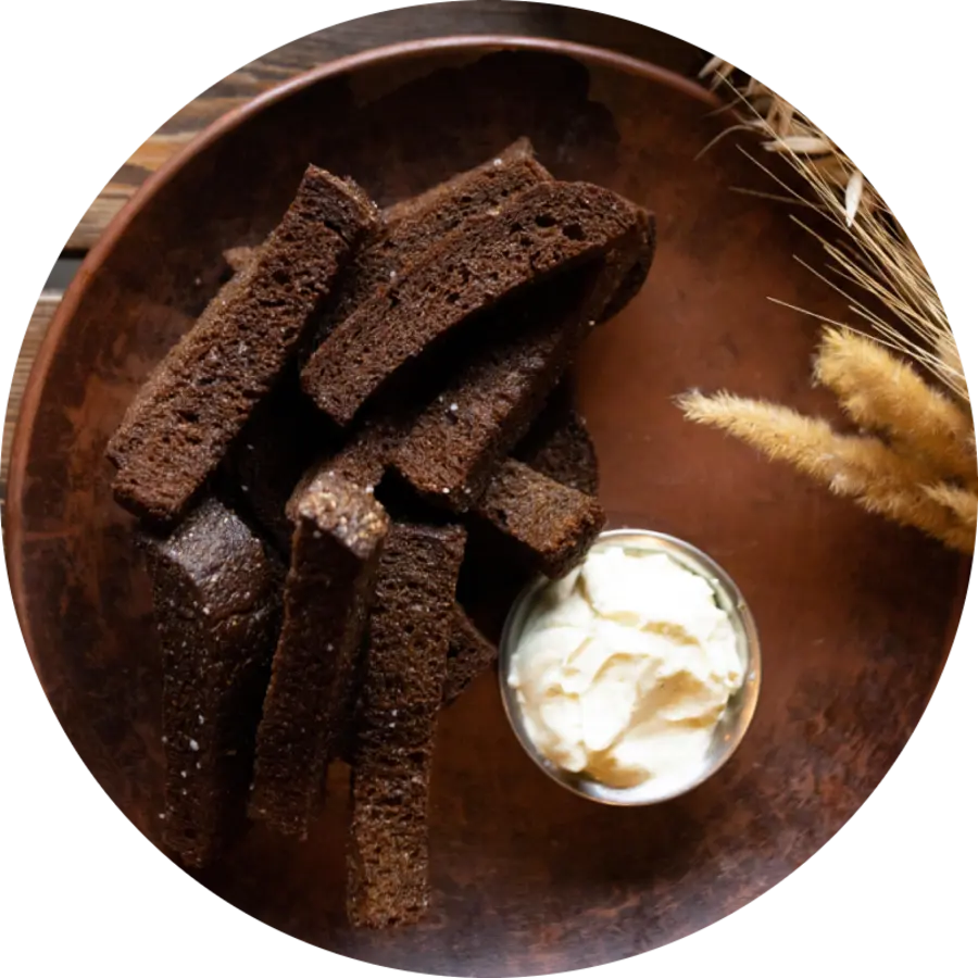 Ржаные гренки
