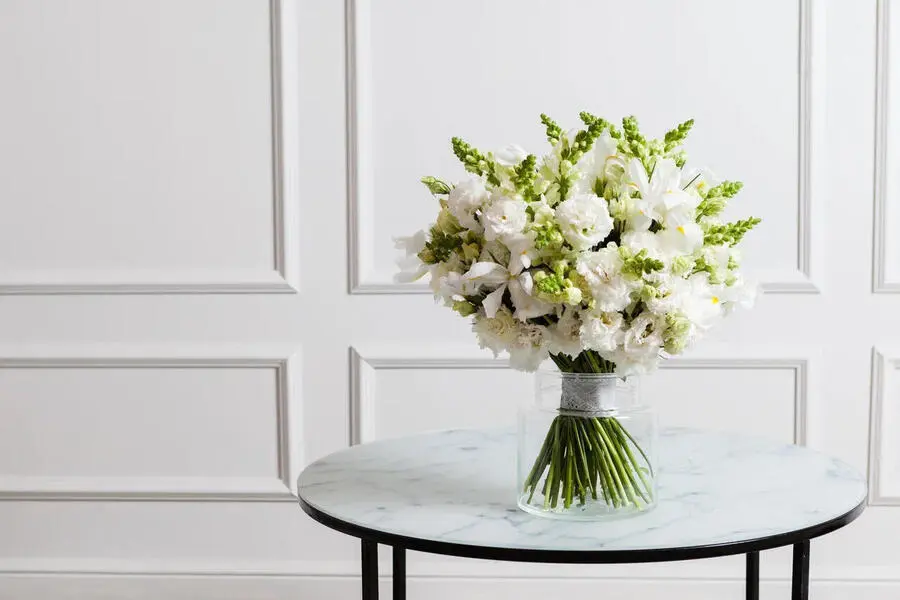 Букет "Белоснежное трио"