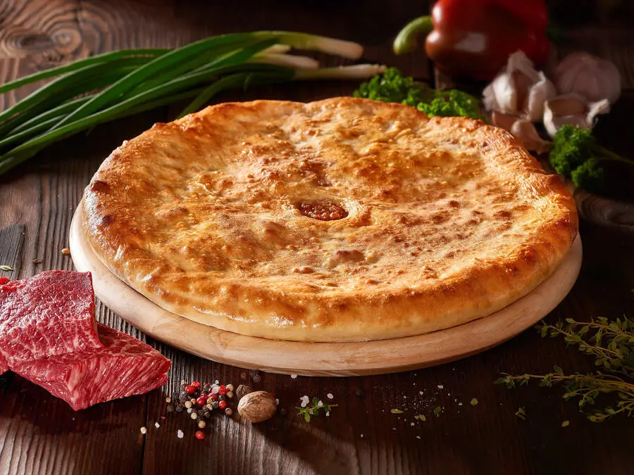 Пирог с говядиной 30см