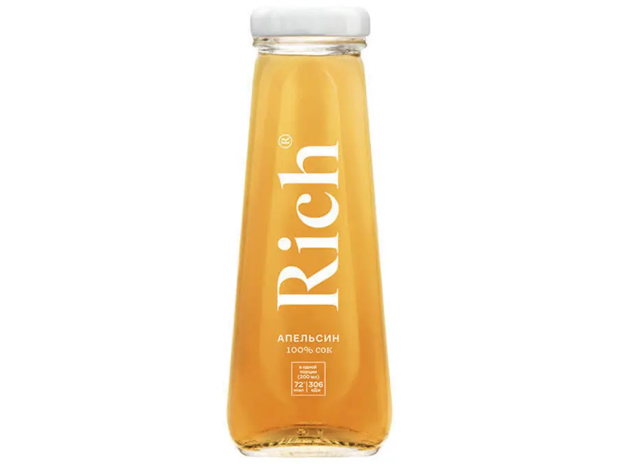 Сок Rich апельсин 0,2л