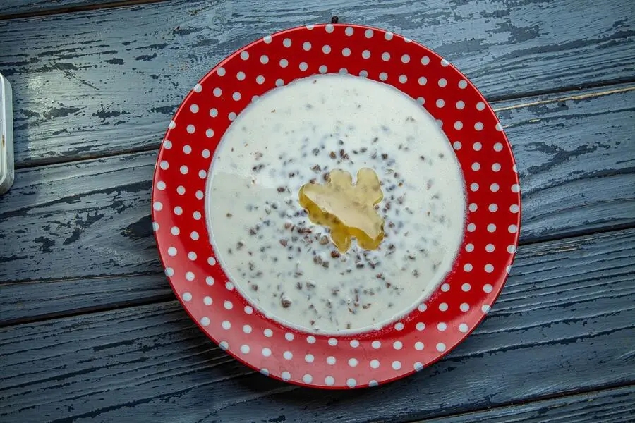 Каша гречневая с молоком и сливочным маслом