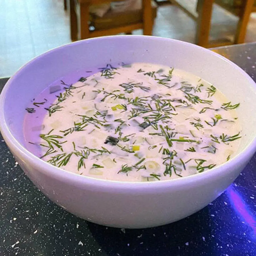 Окрошка с говядиной