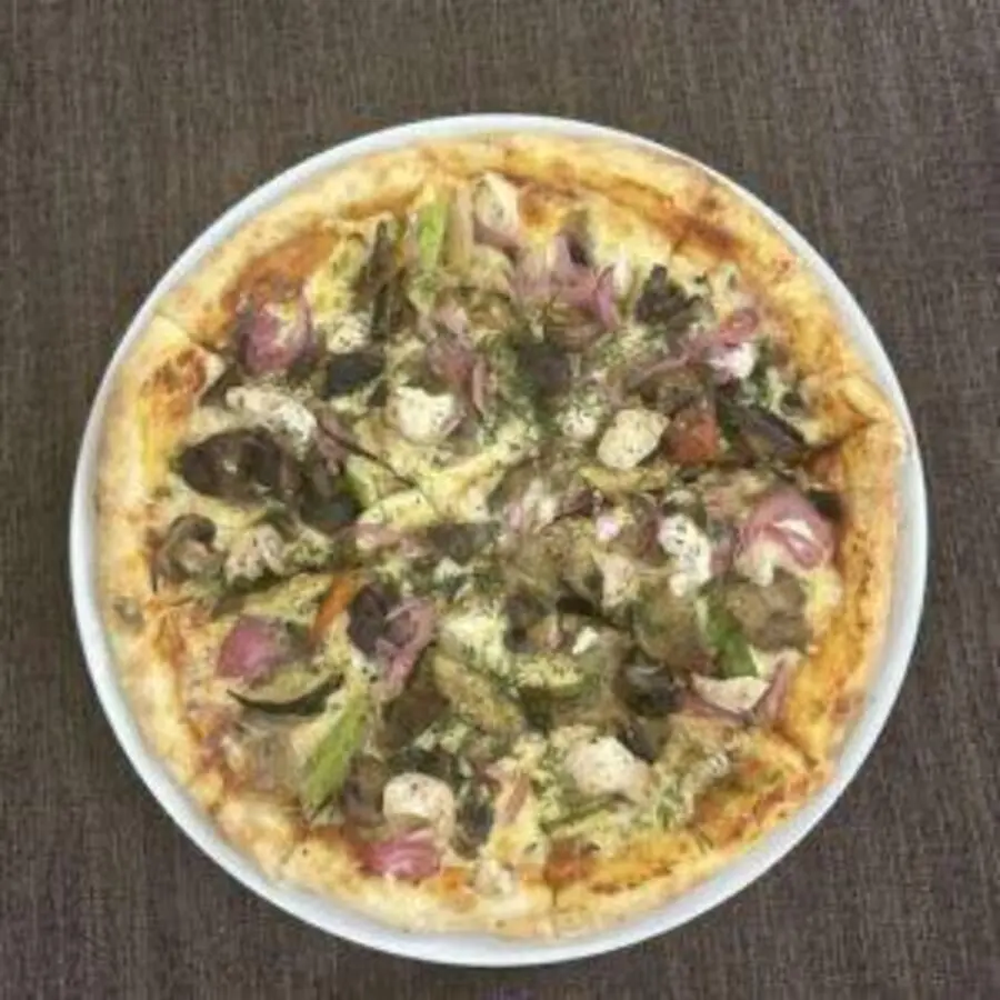 Пицца Куриная С Овощами Гриль