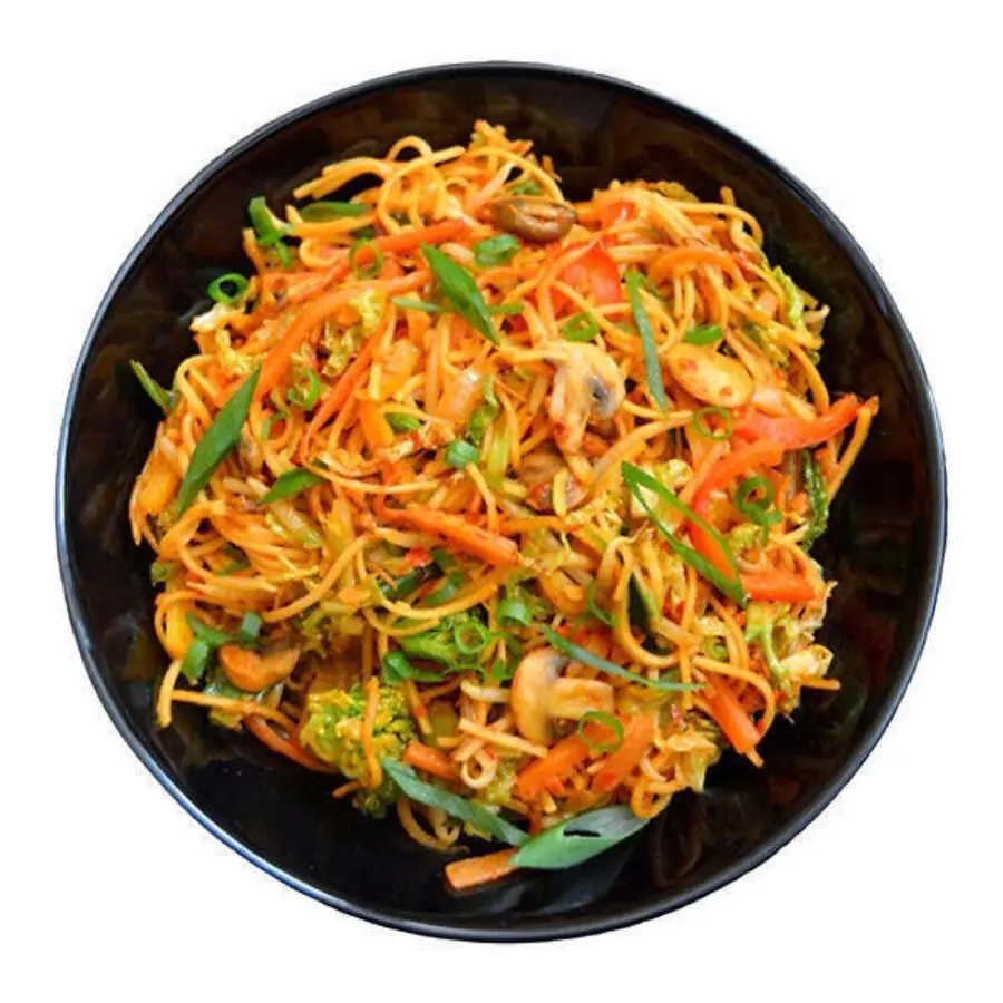 Лапша удон c овощами