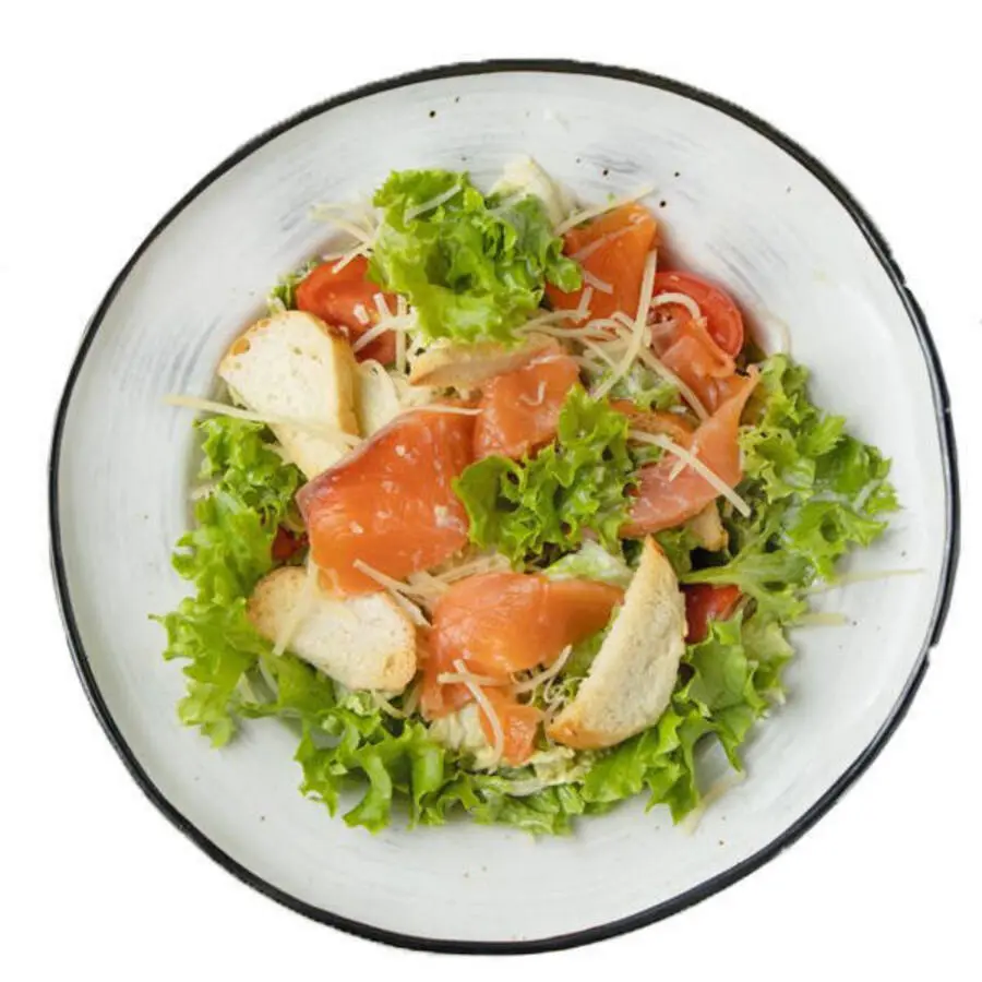 Цезарь с семгой