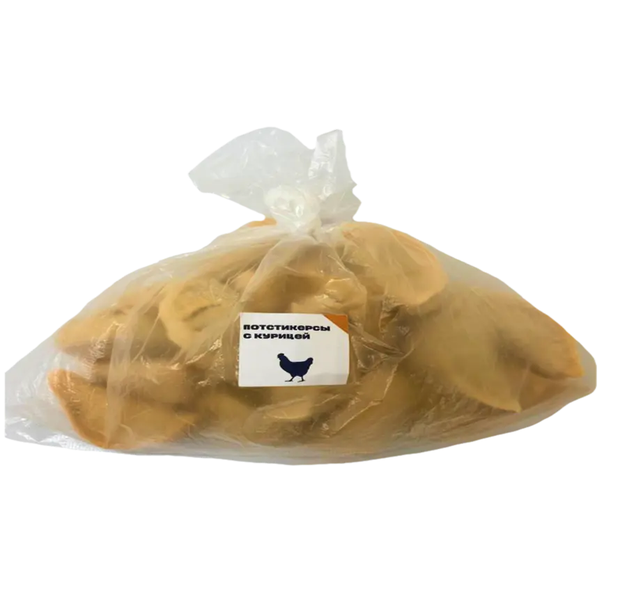 Потстикерсы с курицей 20 шт (замороженные вес 500гр)