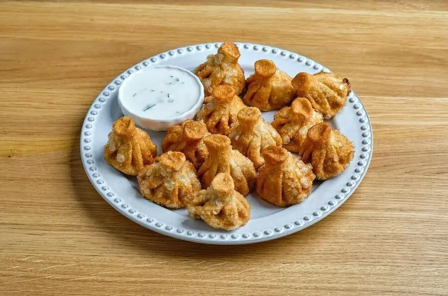 Жареные мини-хинкали