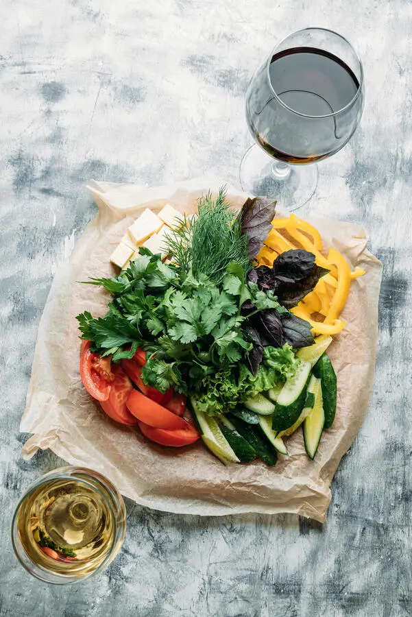 Овощная нарезка по - кавказски