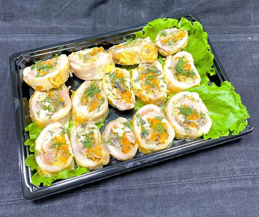 Рулет куриный с грибами XL