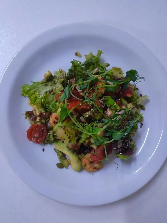 Салат с Креветками