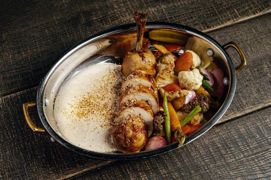 Ножка цыпленка, фаршированная сморчками