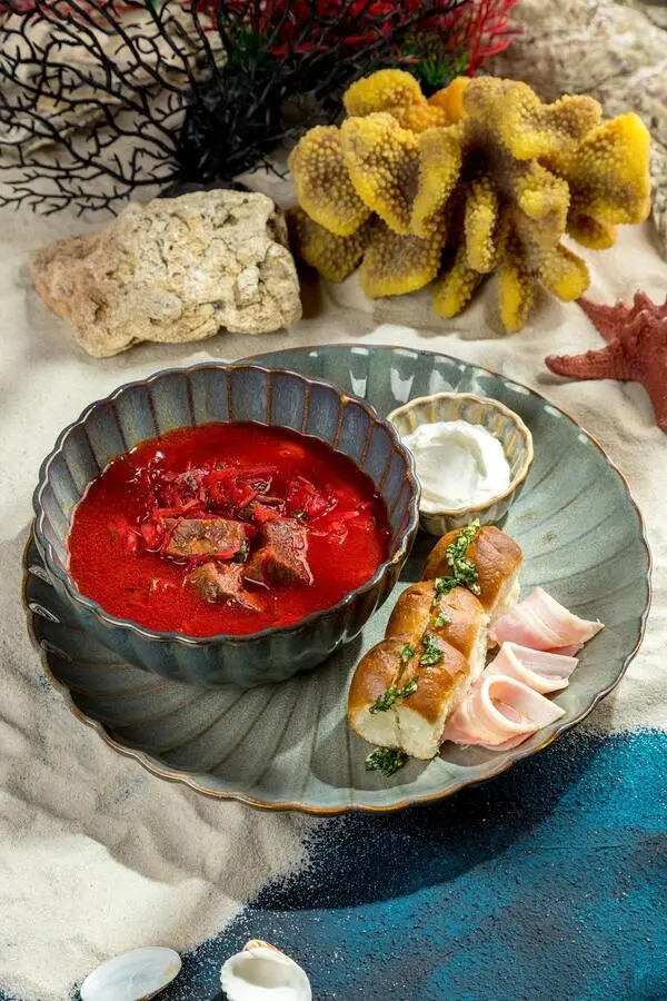 Борщ с говядиной