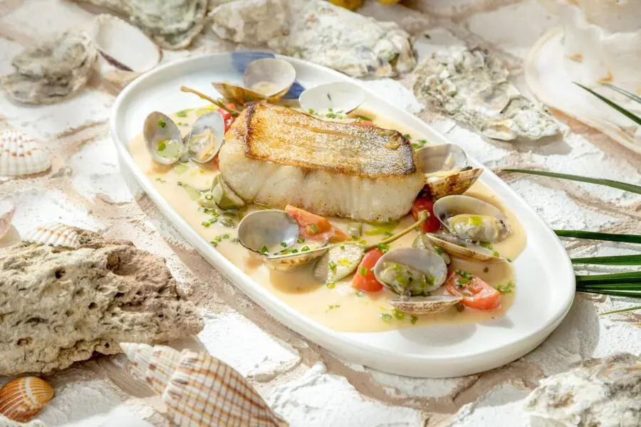 Филе судака с вонголе