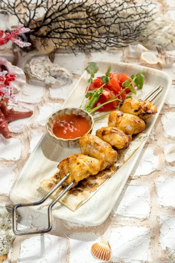 Шашлык из бедра цыпленка