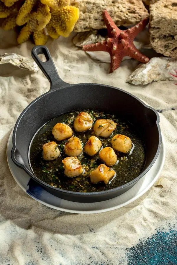 Жареные Сахалинские гребешки