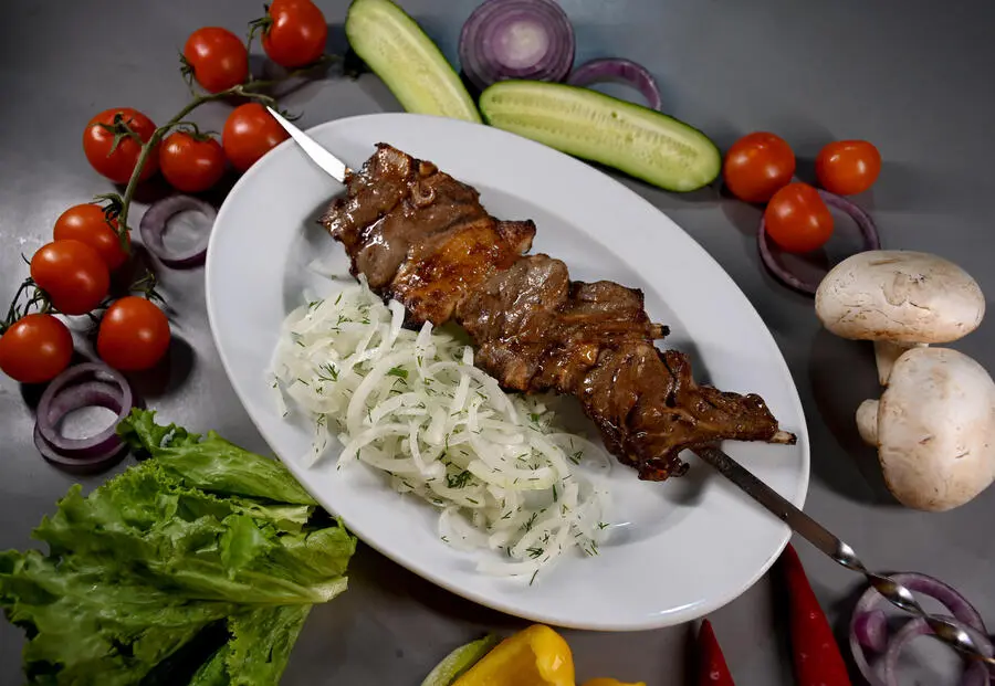 Шашлык из бараньей корейки