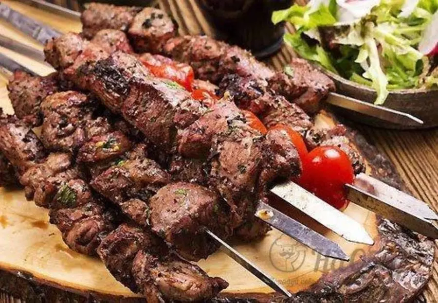 Шашлык из почки баранины