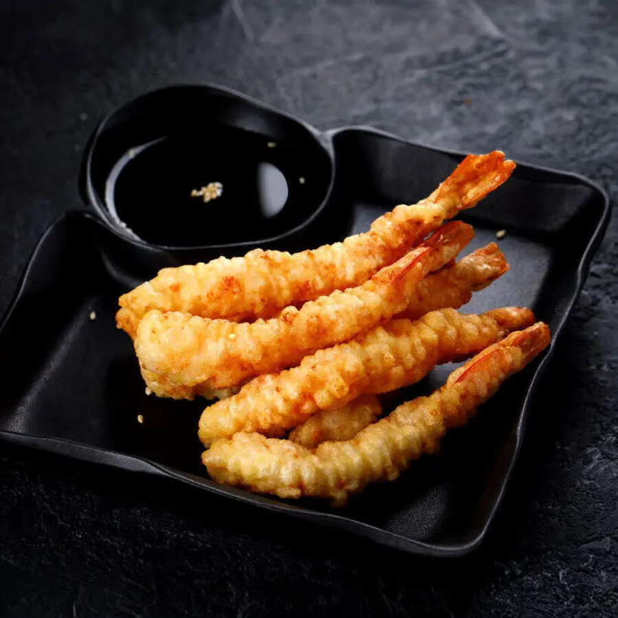 Креветки темпура