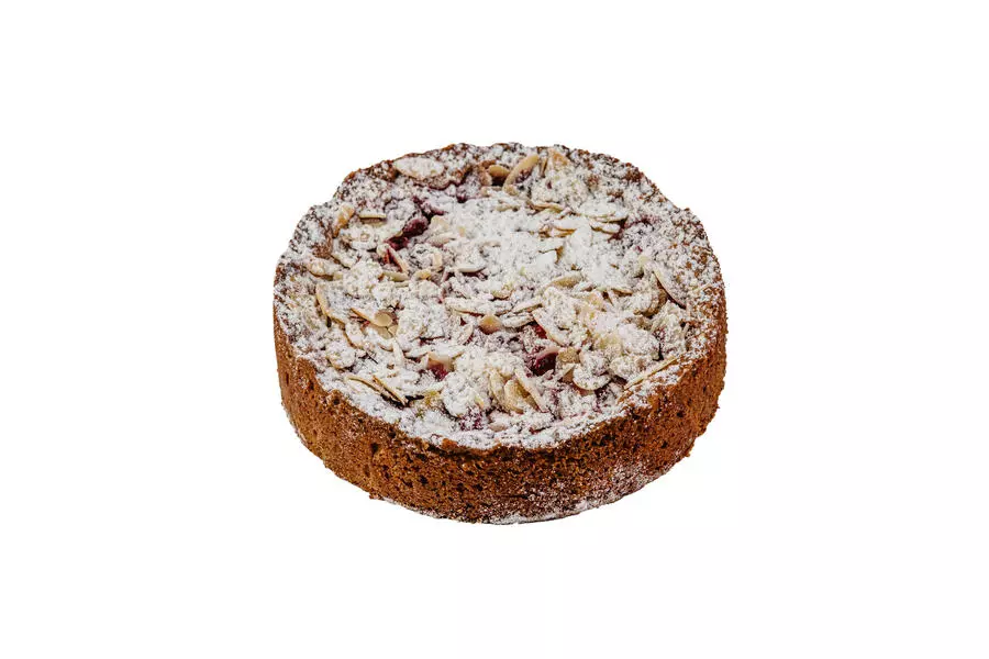 Пирог с малиной