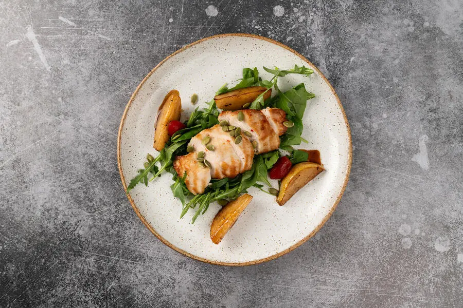 Филе индейки с медовой грушей