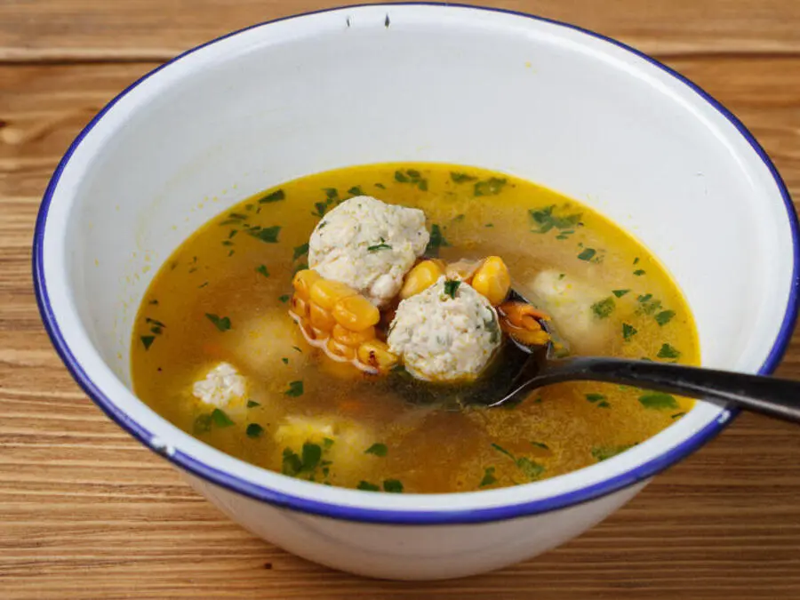 Суп с курицей (детское)