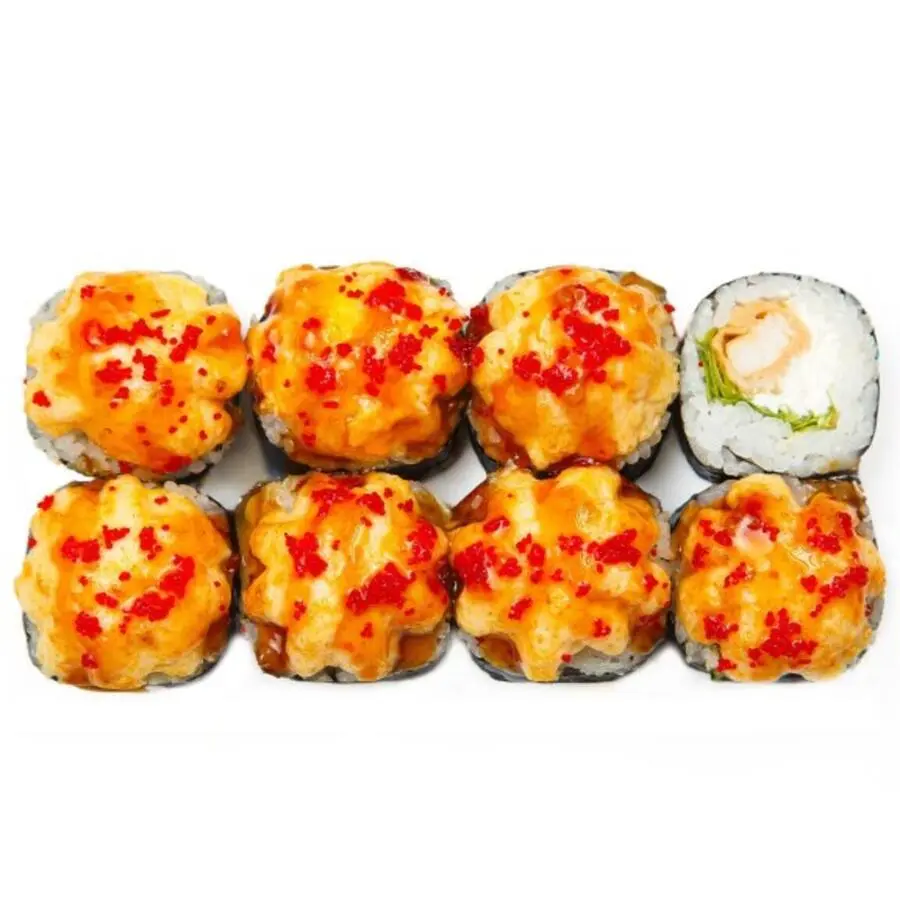 Запеченный с окунем темпура