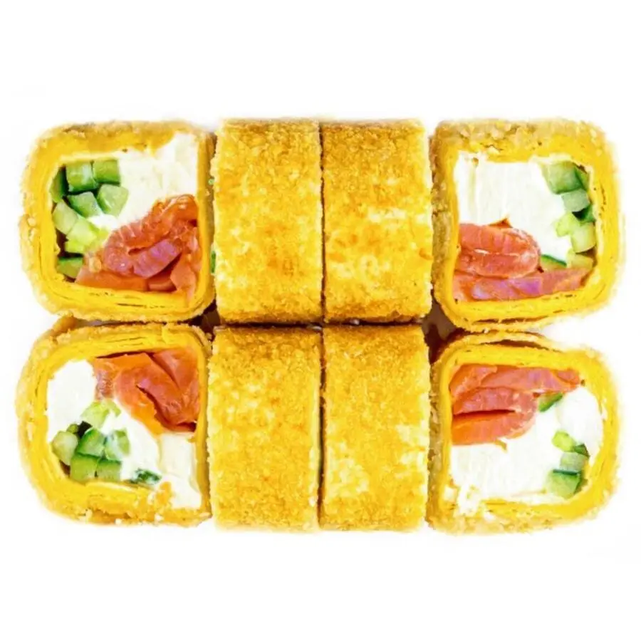 Тортилья темпура с лососем