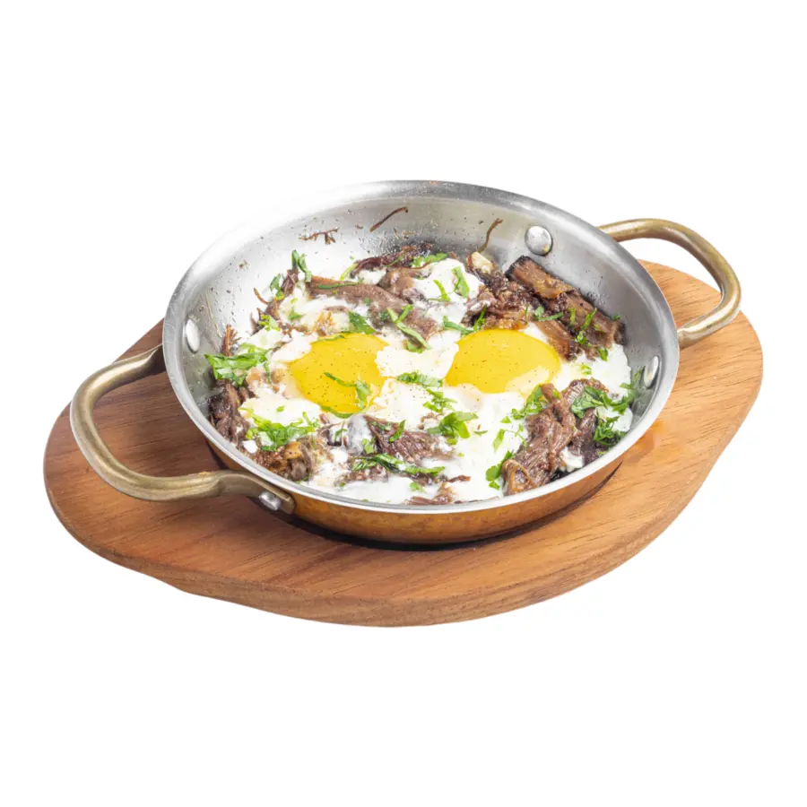 Яичница с говурмой