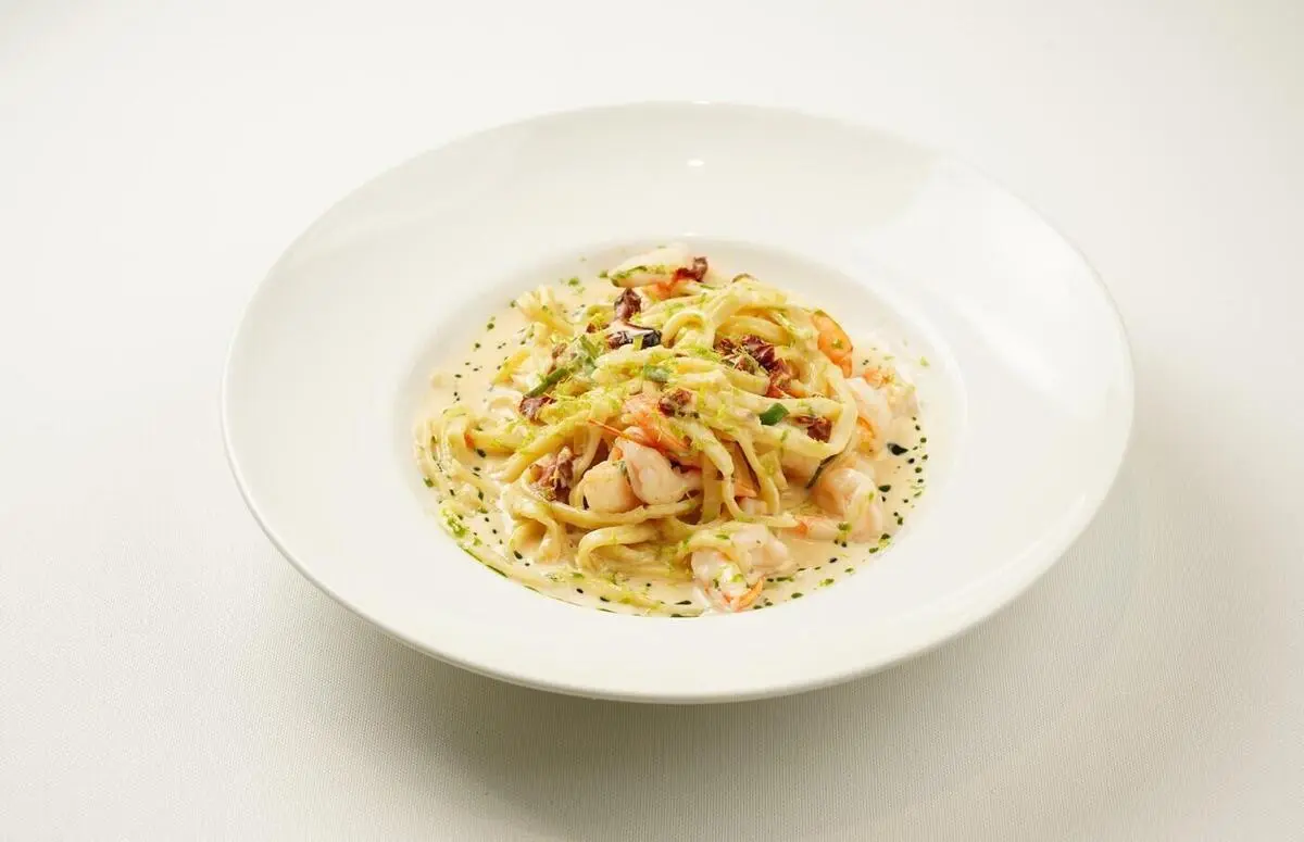 Паста с креветками