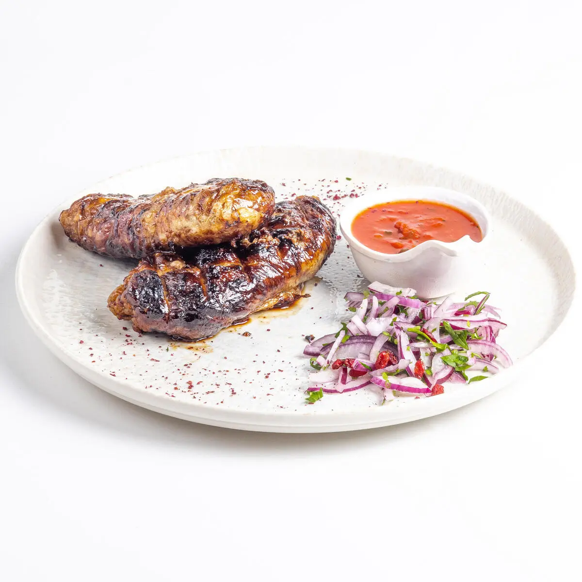 Шашлык из внутренностей ягненка