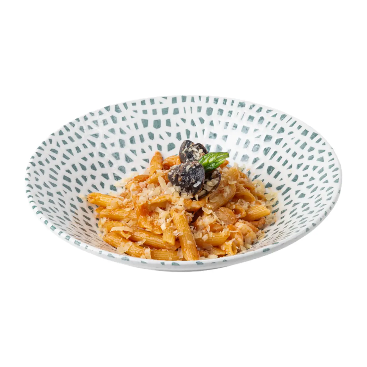 Пенне с морепродуктами