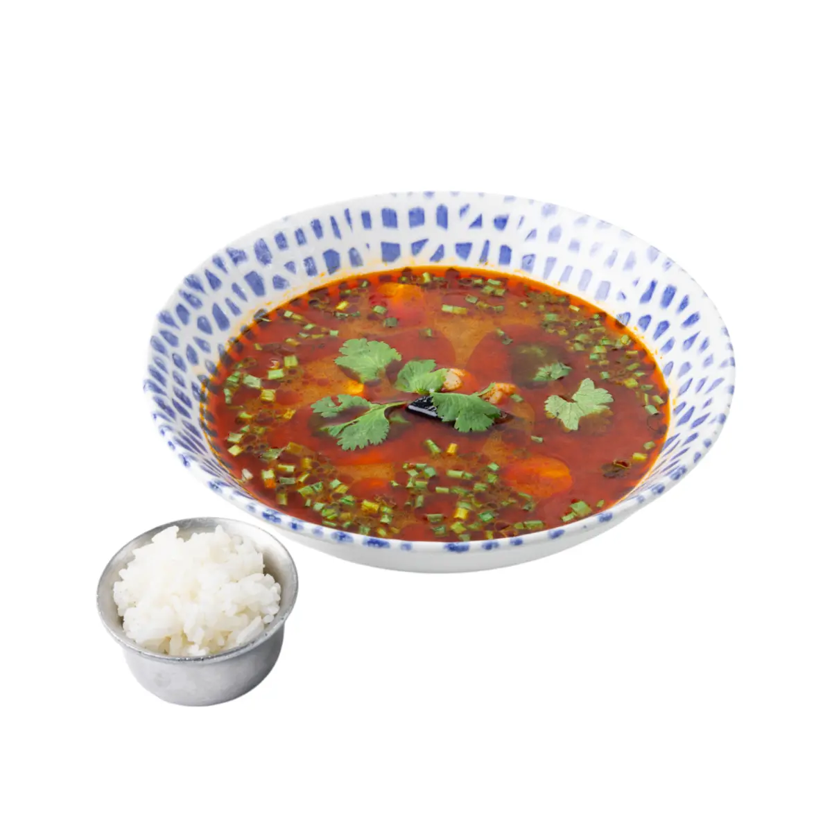 Том ям с морепродуктами и грибами шиитаке