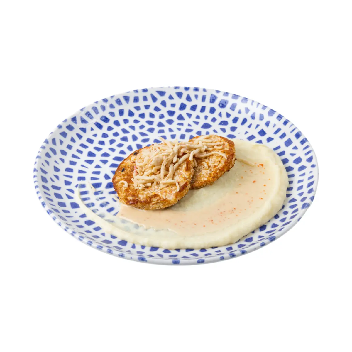 Котлеты из краба с картофельным пюре