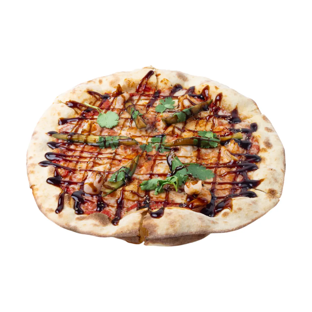 Креветки с битыми огурцами