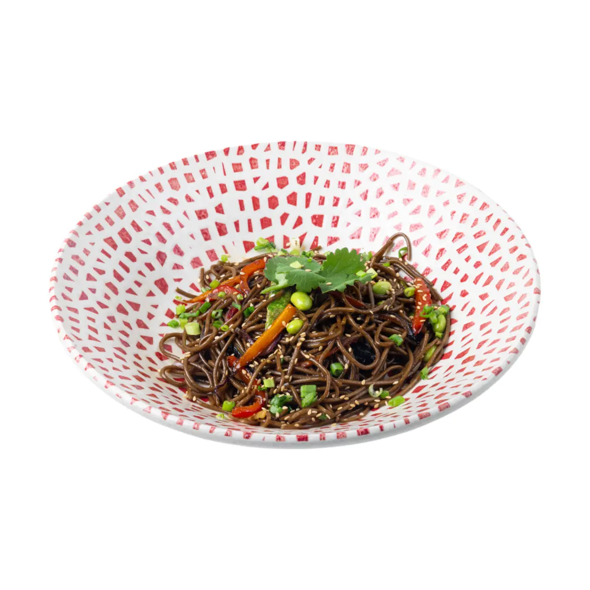 Гречневая лапша с овощами