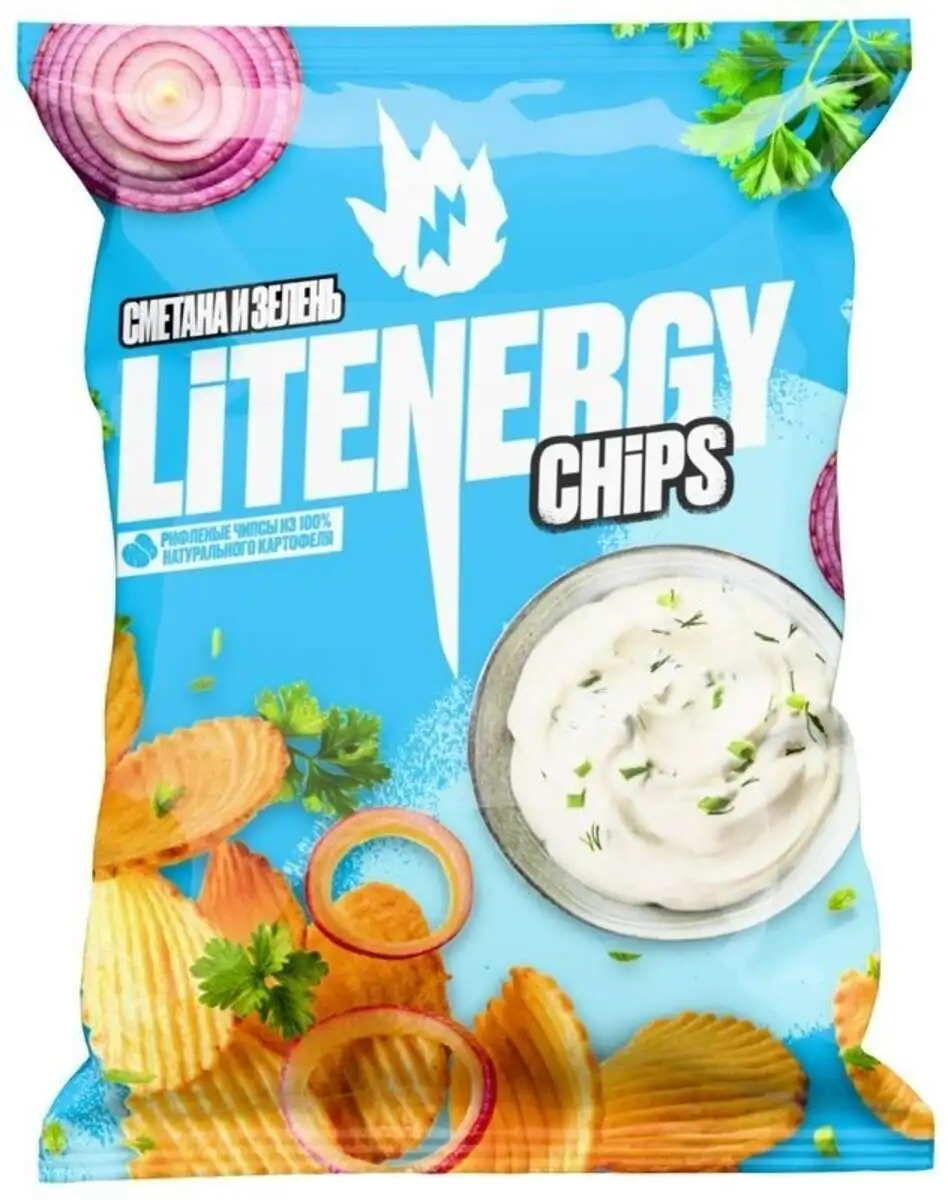LitEnergy Чипсы (сметана)
