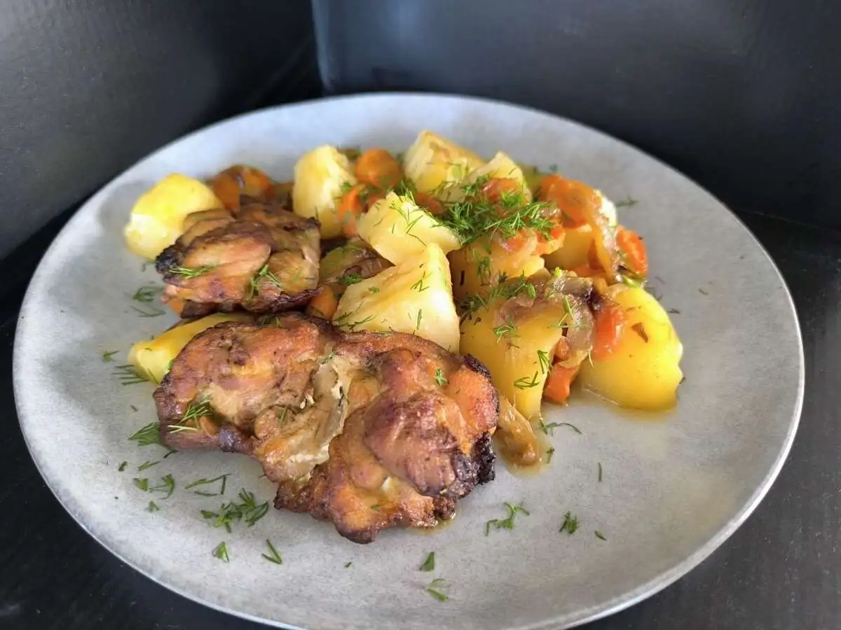 Жаркое с курочкой 