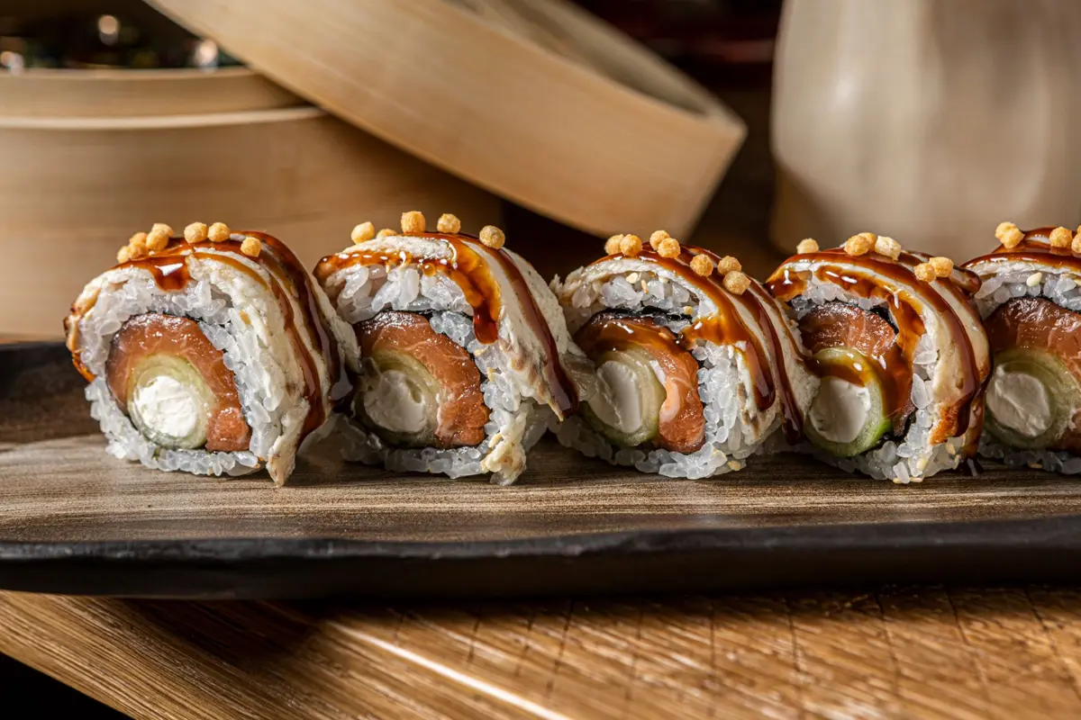 Futomaki Eel, Salmon