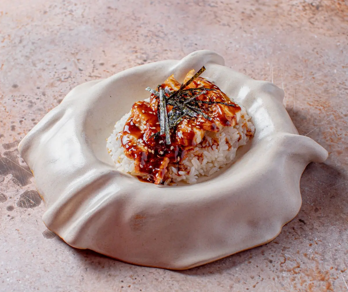 Eel on a bed of rice