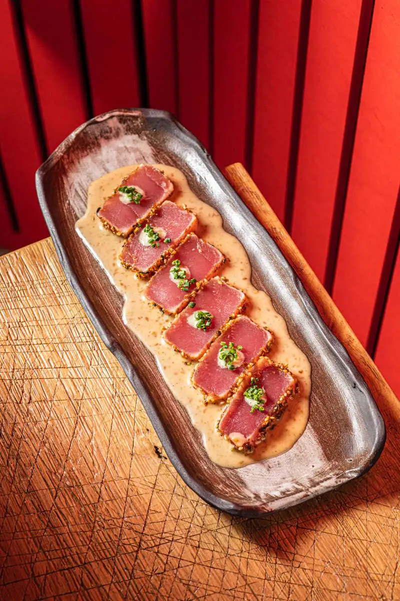 Bigeye tuna tataki