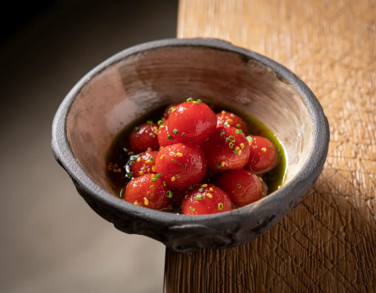 Kimchi tomatoes 