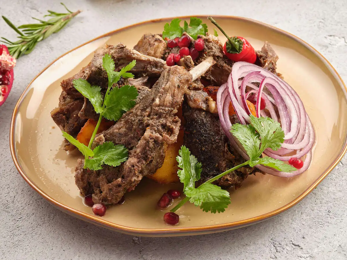 Казан Кабоб с бараньей корейкой