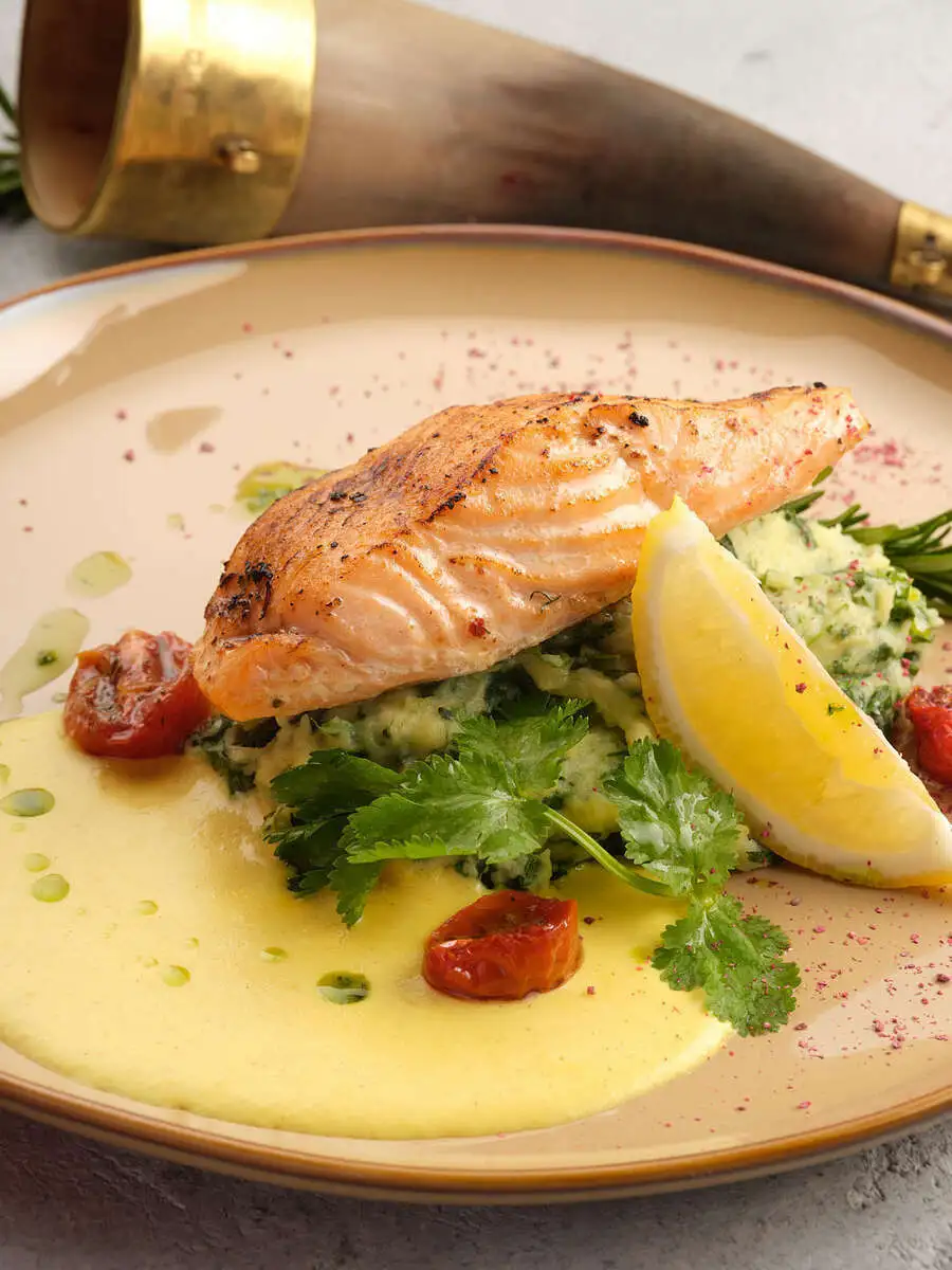 Стейк из лосося