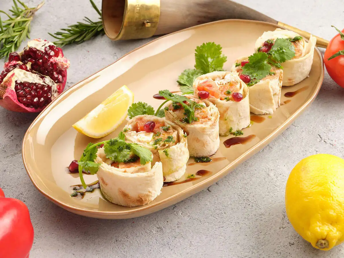 Рулет из семги