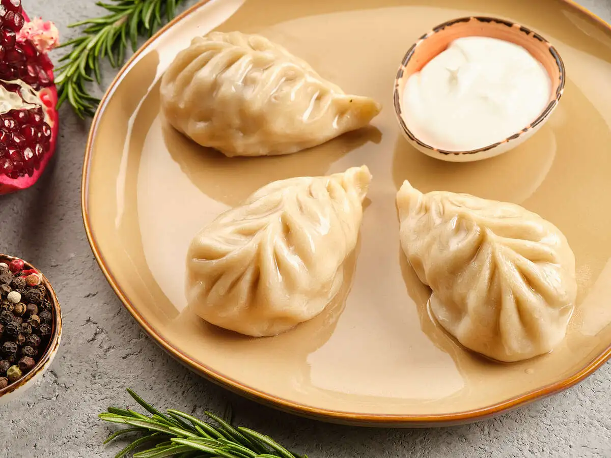 Манты с бараниной