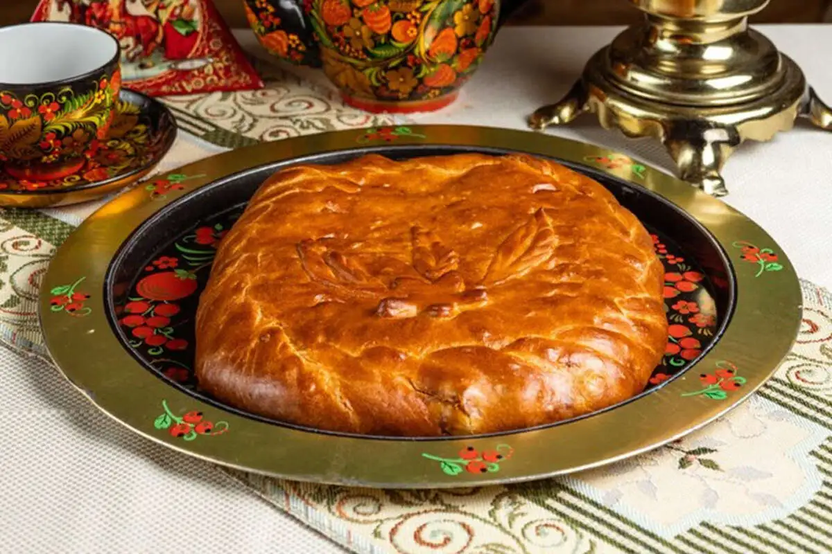 Пирог с телятиной и картофелем 