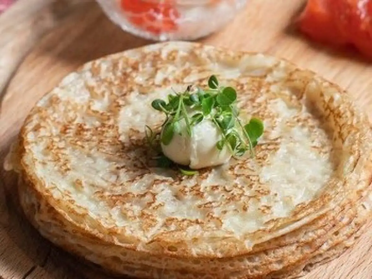 Блины с топленым маслом