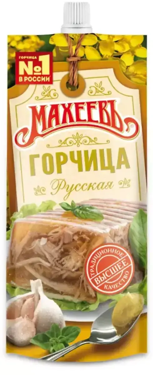 Горчица Махеев Русская 140 г дой-пак