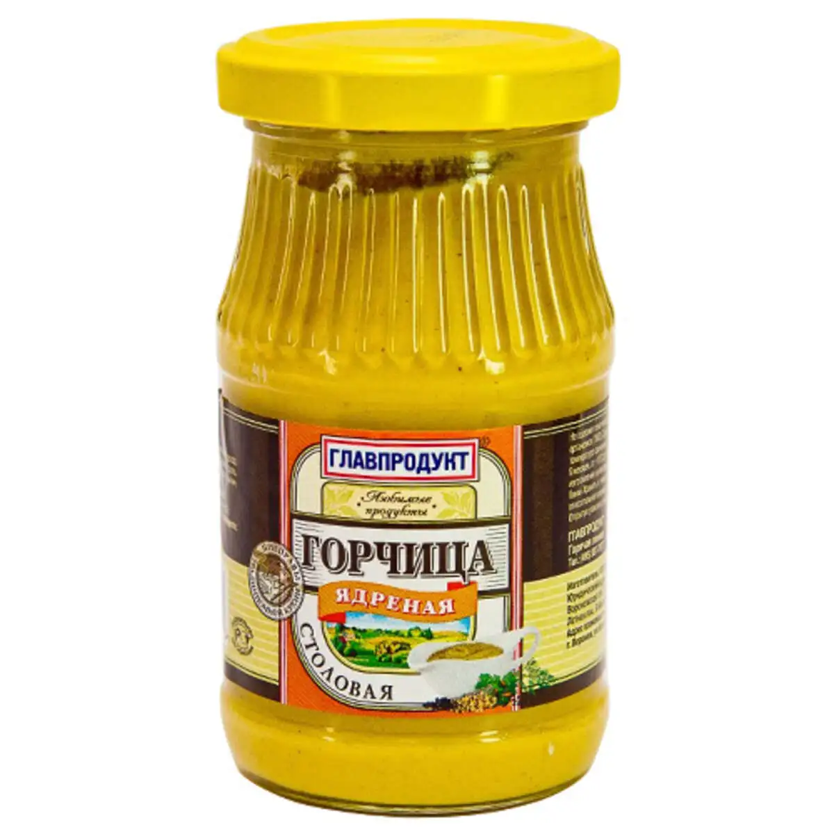 Горчица Глапродукт Ядрёная 170г ст/б