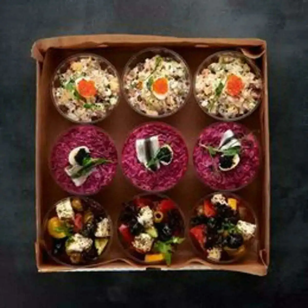 Ассорти салатов 9шт